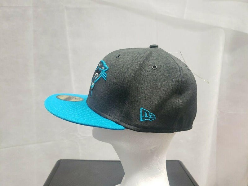 New Era Carolina Panthers Black/Blue 2018 NFL Sideline Home Official 59FIFTY Fitted Hat