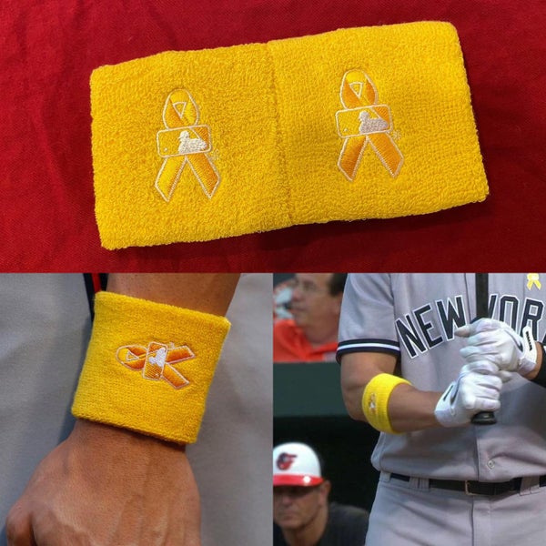 RARE * 2017 MLB Team Issued Childhood Cancer Awareness New Wrist
