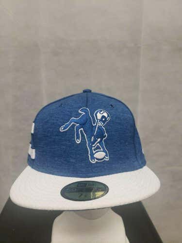 NWT Indianapolis Colts NFL On-Field New Era Home 59FIFTY 7 1/4