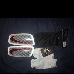 New Large Nike Shin Guards