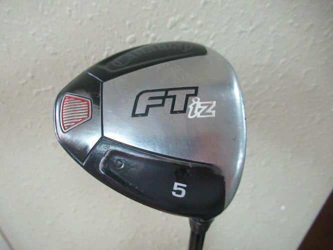 CALLAWAY FTiz FAIRWAY WOOD #5 18* FACTORY 60g STIFF FLEX GRAPHITE NEW GRIP