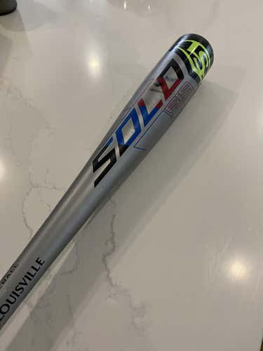 Used Kid Pitch (9YO-13YO) USA Certified 2019 Louisville Slugger Alloy Solo 619 Bat (-11) 17 oz 28"