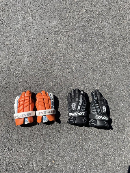 Team 91 Clutch Elite Gloves And Brine Black Clutch Gloves