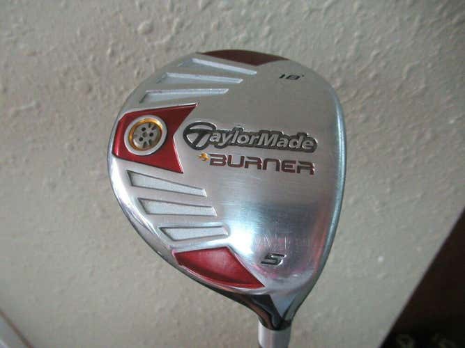 TAYLORMADE BURNER FAIRWAY WOOD #5 18* FACTORY REAX 50g STIFF FLEX NEW GRIP