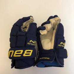 Used Bauer Nexus 2N Pro Stock Gloves - NCAA - Senior 15" (UG601B)