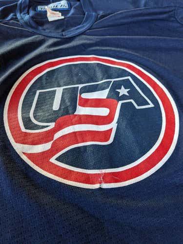 Vintage Bauer Team USA #19 Practice Jersey