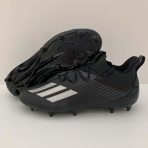(Size 11) Adidas Adizero 5 Star 'Black Silver' Lacrosse/Football Cleats