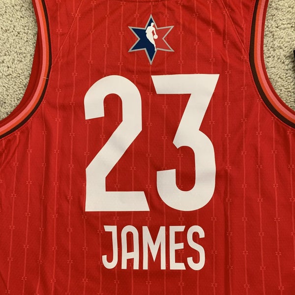Jordan Lebron James 2018 All Star Game Men's Jersey Black-White