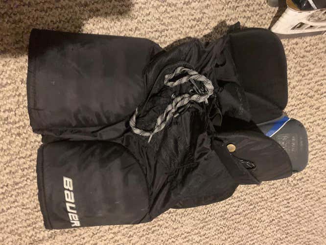 Black Used Large Bauer Nexus Hockey Pants