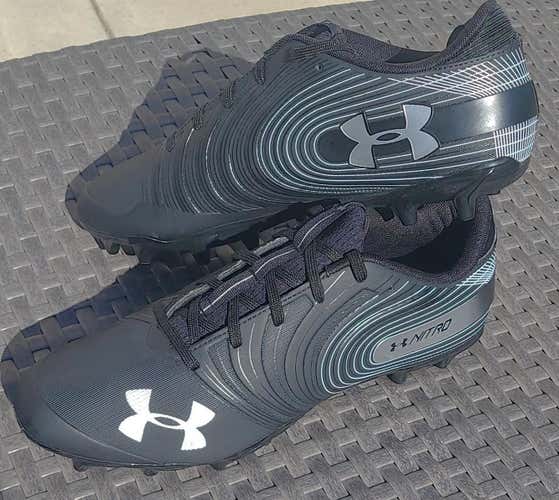 Under Armour Nitro (US Size 16) Men's Low Molded Football Cleats Black