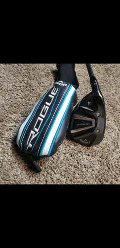 Used Men's Callaway Left Hand Rogue X Hybrid Regular Flex 4H