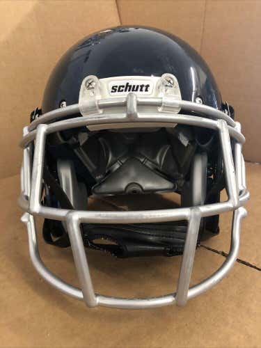 USED SCHUTT XP PRO ADULT FOOTBALL HELMET - MEDIUM - MOLDED NAVY