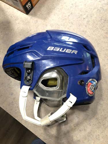 Blue Used Medium Bauer  Re-Akt Helmet