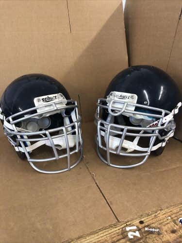USED SCHUTT XP HELMETS