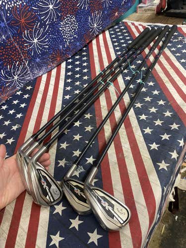 Men's RH Callaway XR Regular Flex Graphite Shaft Iron Set (6-PW)- 164481