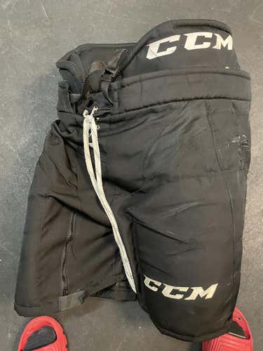 Black Used Large CCM HP45 Hockey Pants