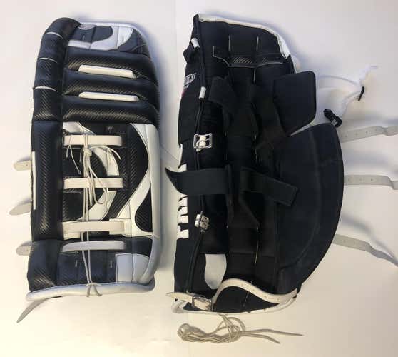 Black New Youth 27" Other Goalie Leg Pads Pro Stock
