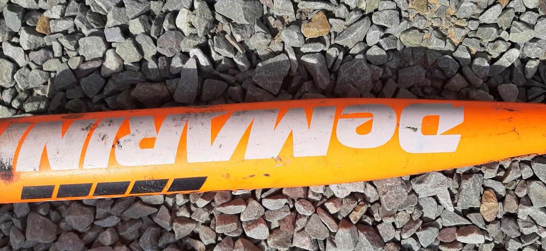 Used Kid Pitch (9YO-13YO) USSSA Certified 2014 DeMarini Alloy Voodoo Raw Bat (-13) 18 oz 31"