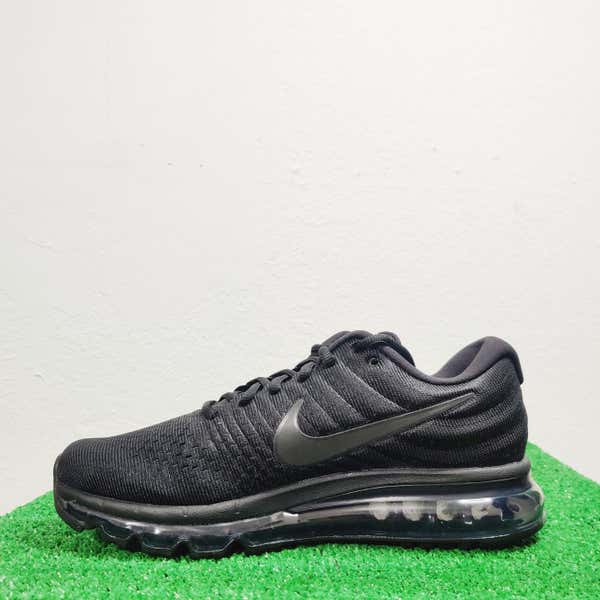 Nike Air Max 2017 Triple Black Running Shoes 849559-004 Size