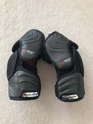 New Junior Bauer Vapor X900 Lite Hockey Elbow Pads Large Lg L jr