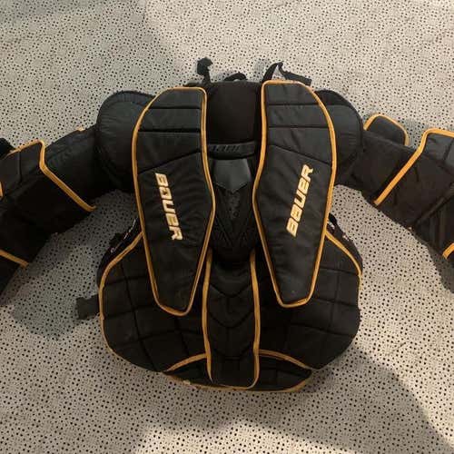 Used Senior Large Bauer Supreme 1S Goalie Chest Protector Pro Stock
