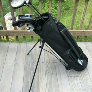 Nice Mens Complete Golf Club Set & Bag, Mostly Adams, Good Condition