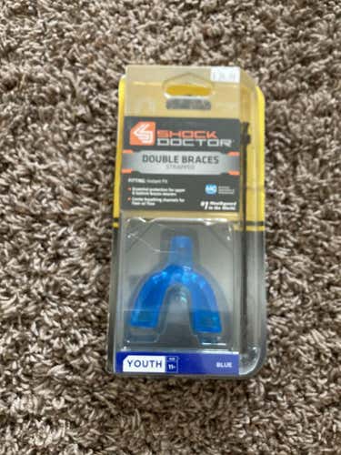 Shock doctor double braces mouth guard