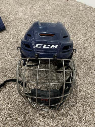 Blue Used Small CCM Tacks 710 Helmet