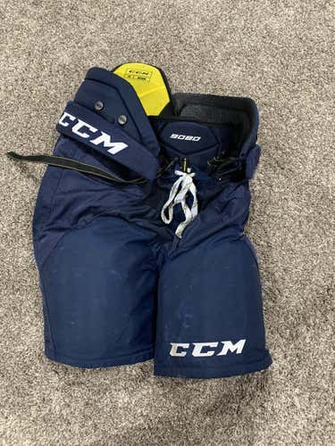 Blue Used Medium CCM  Tacks 9080 Hockey Pants