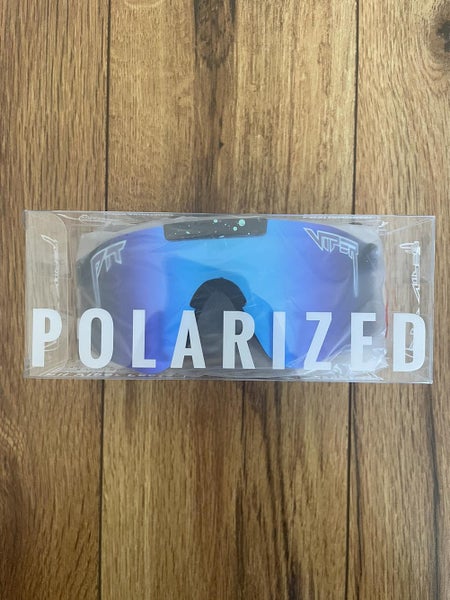 NEW Pit Viper Sunglasses - Black Frame w/ Blue Lens