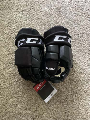 Black New CCM 14" Pro Stock HG42PP Gloves