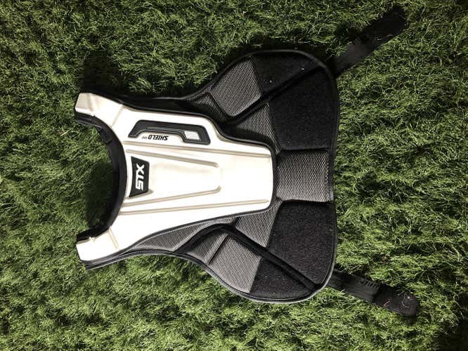 White New Large STX Shield 500 Chest Protector