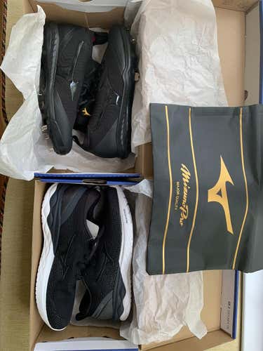 Mizuno Baseball Cleats + Running Shoes
