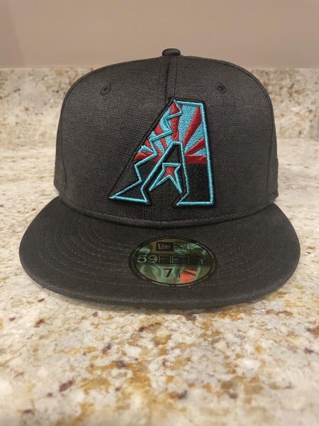 New Era Arizona Diamondbacks Dbacks Fitted Hat Cap Size 7 1/2 MLB Teal  Retro MLB