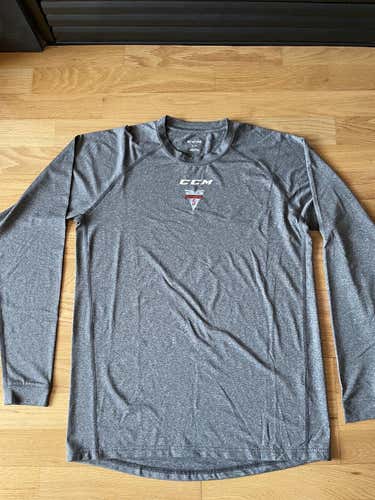 Pro Stock Vanke Rays CCM Long Sleeve Shirt- Size S