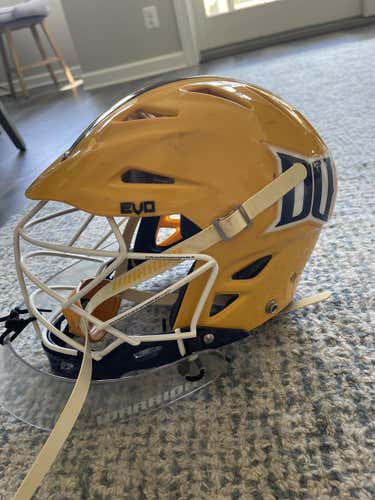 Drexel University Yellow Adult Warrior Evo Helmet