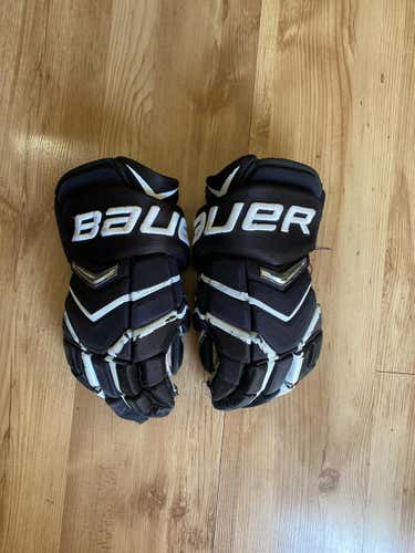 Black Senior Bauer 15" Supreme TotalOne NXG Gloves