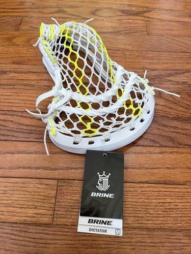 Brand New Strung Brine Dictator Head (Strung With Hero Mesh)