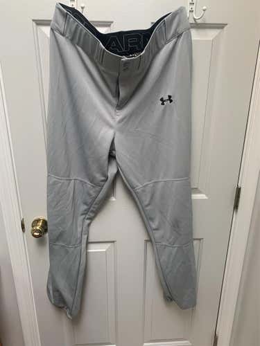 Gray Adult XL Under Armour Pants