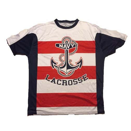 Navy Lacrosse Shooter Shirt