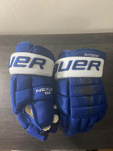 Auston Matthews Bauer Nexus 1N 14" Pro Stock Gloves