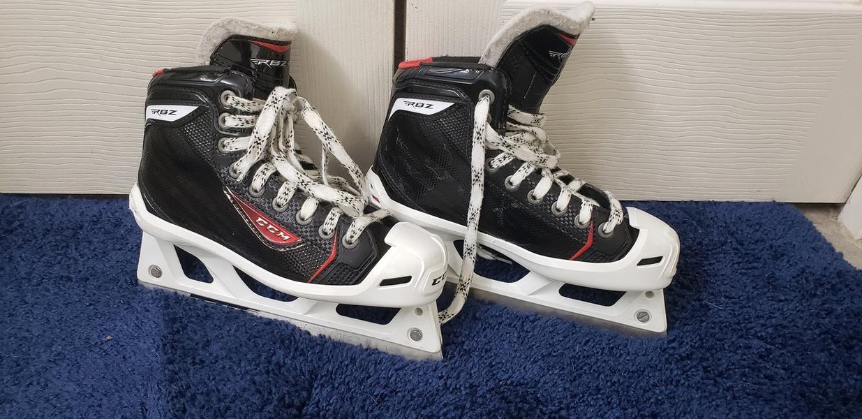 Used Junior CCM RBZ Goalie Skates Regular Width Size 3.5