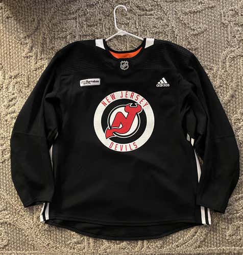 Pro Stock New Jersey Devils Adidas Made in Canada Practice Jersey - Size 56