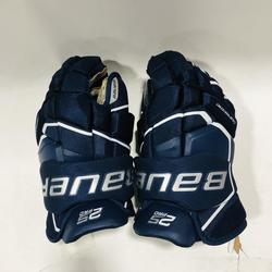 Blue Used Bauer 14" Supreme 2S Pro Gloves