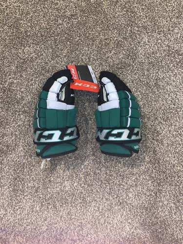 Green  CCM 14" Pro Stock Pro Model Gloves