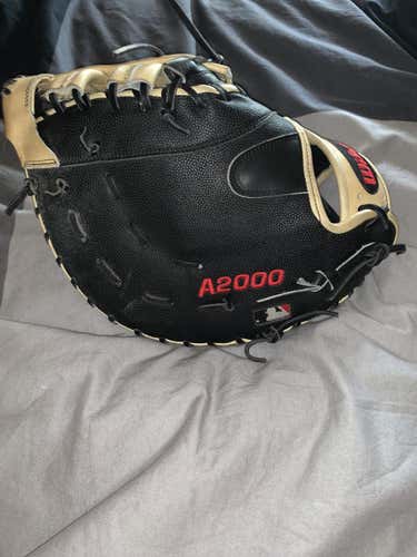 Black Used First Base 12.5" A2000 Baseball Glove