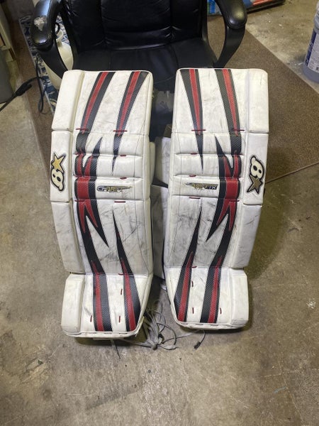 Red Senior 35" Brian's Gnetik 6.0 Goalie Leg Pads
