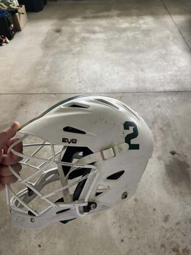 Michigan state Evo lacrosse helmet