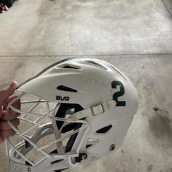 Michigan state Evo lacrosse helmet