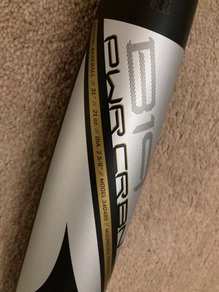 Mizuno B19 Power Carbon drop -10 USA Baseball Bat - 31"/21 oz.